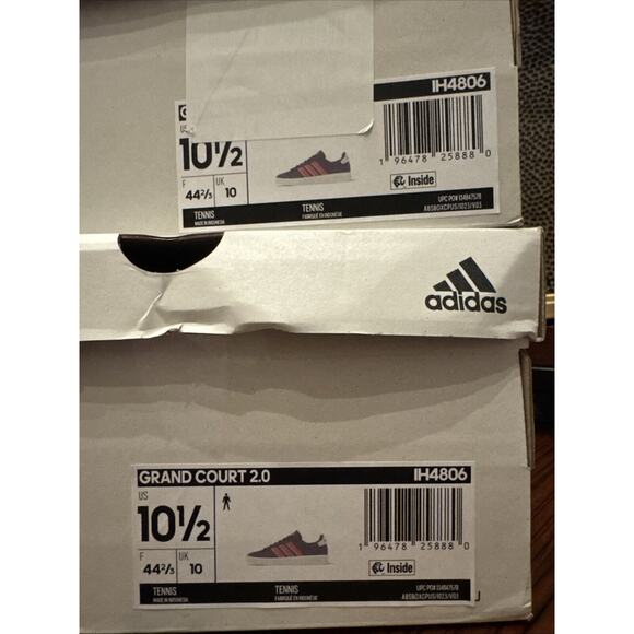 adidas Men\'s Grand Court 2.0 Tennis Size 10.5 Shoe IH4806 New In Box Nordstrom